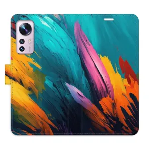 Flipové puzdro iSaprio - Orange Paint 02 - Xiaomi 12 / 12X