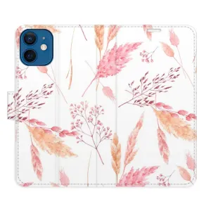 Flipové puzdro iSaprio - Ornamental Flowers - iPhone 12 mini