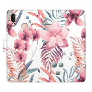 Flipové puzdro iSaprio - Pink Flowers 02 - Huawei P20 Lite