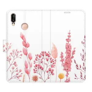 Flipové puzdro iSaprio - Pink Flowers 03 - Huawei P20 Lite