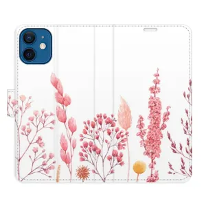 Flipové puzdro iSaprio - Pink Flowers 03 - iPhone 12 mini