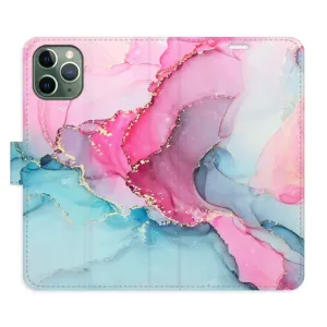 Flipové puzdro iSaprio - PinkBlue Marble - iPhone 11 Pro