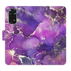 Flipové puzdro iSaprio - Purple Marble - Xiaomi Redmi Note 11 / Note 11S