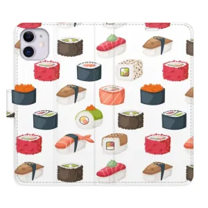 Flipové puzdro iSaprio - Sushi Pattern 02 - iPhone 11