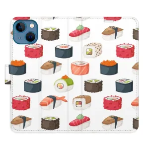 Flipové puzdro iSaprio - Sushi Pattern 02 - iPhone 13