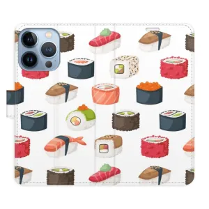 Flipové puzdro iSaprio - Sushi Pattern 02 - iPhone 13 Pro