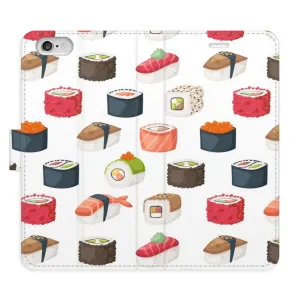 Flipové puzdro iSaprio - Sushi Pattern 02 - iPhone 6/6S