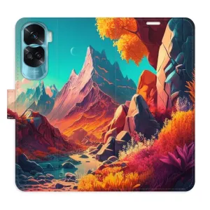 Flipové puzdro iSaprio - Colorful Mountains - Honor 90 Lite 5G