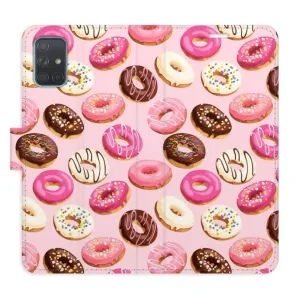Flipové puzdro iSaprio - Donuts Pattern 03 - Samsung Galaxy A71