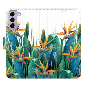Flipové puzdro iSaprio - Exotic Flowers 02 - Samsung Galaxy S22 5G