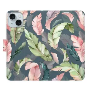 Flipové puzdro iSaprio - Flower Pattern 09 - iPhone 15 Plus
