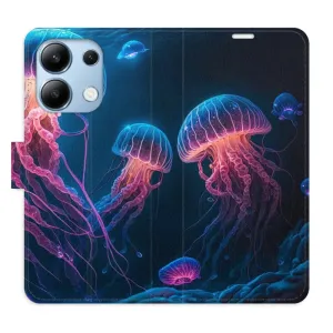 Flipové puzdro iSaprio - Jellyfish - Xiaomi Redmi Note 13