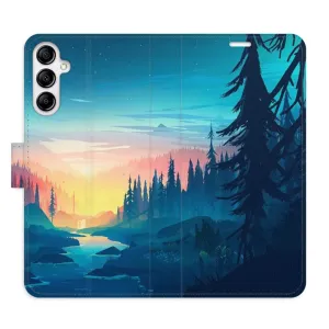 Flipové puzdro iSaprio - Magical Landscape - Samsung Galaxy A14 / A14 5G