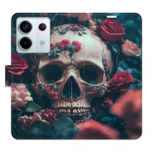 Flipové puzdro iSaprio - Skull in Roses 02 - Xiaomi Redmi Note 13 Pro 5G / Poco X6 5G