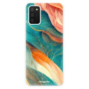 Odolné silikónové puzdro iSaprio - Abstract Marble - Samsung Galaxy A02s