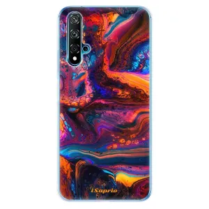 Odolné silikónové puzdro iSaprio - Abstract Paint 02 - Huawei Nova 5T