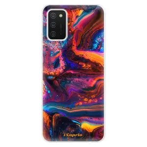 Odolné silikónové puzdro iSaprio - Abstract Paint 02 - Samsung Galaxy A02s