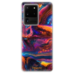 Odolné silikónové puzdro iSaprio - Abstract Paint 02 - Samsung Galaxy S20 Ultra