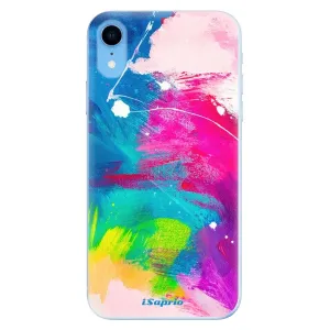 Odolné silikónové puzdro iSaprio - Abstract Paint 03 - iPhone XR