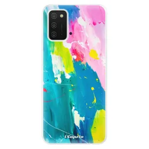 Odolné silikónové puzdro iSaprio - Abstract Paint 04 - Samsung Galaxy A02s