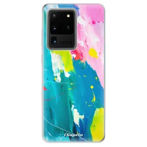 Odolné silikónové puzdro iSaprio - Abstract Paint 04 - Samsung Galaxy S20 Ultra
