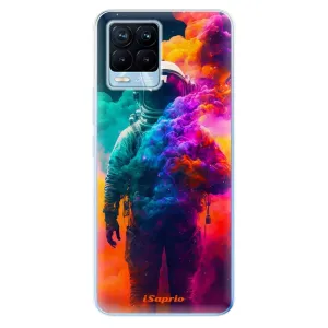 Odolné silikónové puzdro iSaprio - Astronaut in Colors - Realme 8 / 8 Pro
