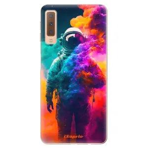 Odolné silikónové puzdro iSaprio - Astronaut in Colors - Samsung Galaxy A7 (2018)
