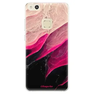 Odolné silikónové puzdro iSaprio - Black and Pink - Huawei P10 Lite