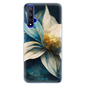 Odolné silikónové puzdro iSaprio - Blue Petals - Huawei Honor 20