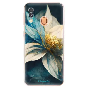 Odolné silikónové puzdro iSaprio - Blue Petals - Samsung Galaxy A40
