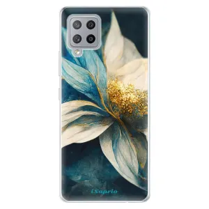 Odolné silikónové puzdro iSaprio - Blue Petals - Samsung Galaxy A42