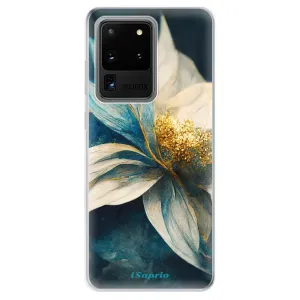 Odolné silikónové puzdro iSaprio - Blue Petals - Samsung Galaxy S20 Ultra