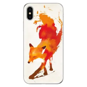 Odolné silikónové puzdro iSaprio - Fast Fox - iPhone X