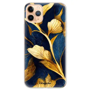 Odolné silikónové puzdro iSaprio - Gold Leaves - iPhone 11 Pro Max
