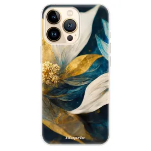 Odolné silikónové puzdro iSaprio - Gold Petals - iPhone 13 Pro Max