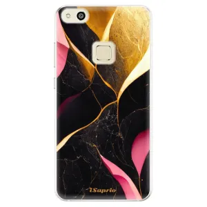 Odolné silikónové puzdro iSaprio - Gold Pink Marble - Huawei P10 Lite