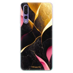Odolné silikónové puzdro iSaprio - Gold Pink Marble - Huawei P20 Pro