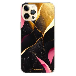 Odolné silikónové puzdro iSaprio - Gold Pink Marble - iPhone 12 Pro