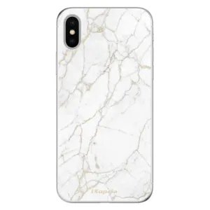 Odolné silikónové puzdro iSaprio - GoldMarble 13 - iPhone X