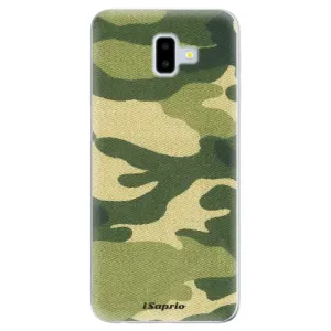 Odolné silikónové puzdro iSaprio - Green Camuflage 01 - Samsung Galaxy J6+ #9432984