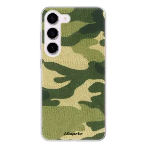Odolné silikónové puzdro iSaprio - Green Camuflage 01 - Samsung Galaxy S23 5G