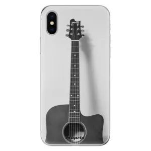 Odolné silikónové puzdro iSaprio - Guitar 01 - iPhone X