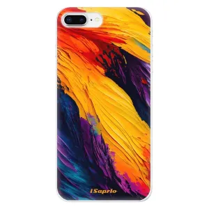 Odolné silikónové puzdro iSaprio - Orange Paint - iPhone 8 Plus
