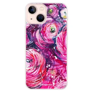 Odolné silikónové puzdro iSaprio - Pink Bouquet - iPhone 13 mini