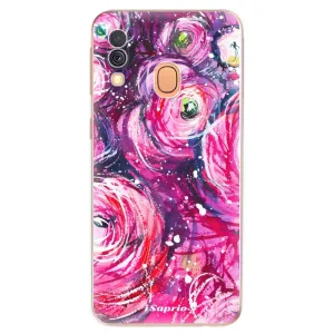 Odolné silikónové puzdro iSaprio - Pink Bouquet - Samsung Galaxy A40