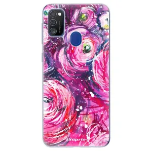 Odolné silikónové puzdro iSaprio - Pink Bouquet - Samsung Galaxy M21