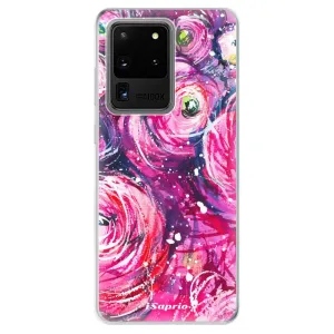 Odolné silikónové puzdro iSaprio - Pink Bouquet - Samsung Galaxy S20 Ultra