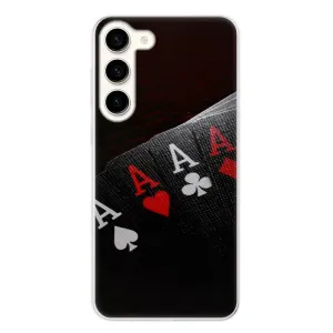 Odolné silikónové puzdro iSaprio - Poker - Samsung Galaxy S23+ 5G