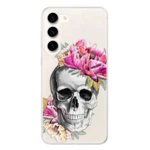 Odolné silikónové puzdro iSaprio - Pretty Skull - Samsung Galaxy S23+ 5G