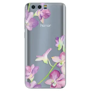 Odolné silikónové puzdro iSaprio - Purple Orchid - Huawei Honor 9